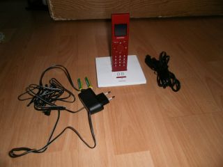 Grundig Illion A Lite Schnurloses Telefon Haustelefon DECT Rot