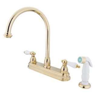 Elements of Design EB3752PL Chicago Two Handle 8 Kitchen Faucet with