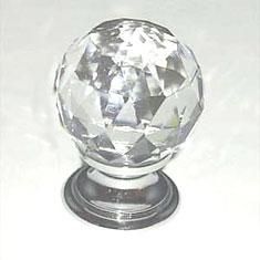 Berenson 7042 926 C 30Mm Knob Crystal Ball Facet W/Chr