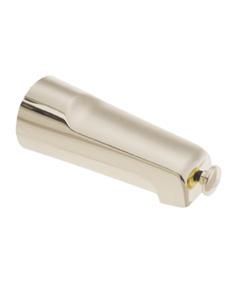 Alsons 1011 2010 Extra Long Diverter Threaded Spout, Polished Brass