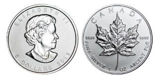 2008 Silver Maple Leaf Vancouver Olympics Maple Leaf