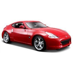 2009 Nissan 370Z Red 1/24 Diecast Model Car Toys & Games