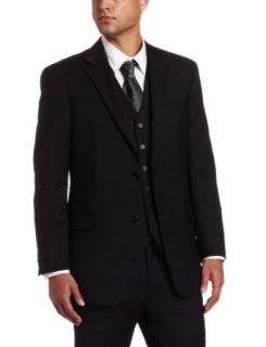 Tommy Hilfiger Mens Two Button Trim Fit 100% Wool Suit