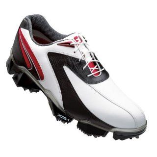 FootJoy XPS 1 Golf Shoes White/Black/Red Wide 11.5