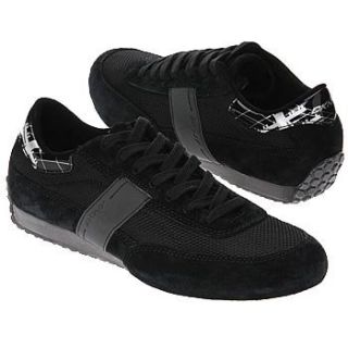 DKNY Footwear Mens Fencing Sneaker (Black Suede/Mesh 12.0 M) Shoes