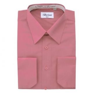 Elegant Mens Button Down Rose Dress Shirt Clothing