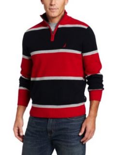 Nautica Mens Milano Bold Stripe Sweater Clothing