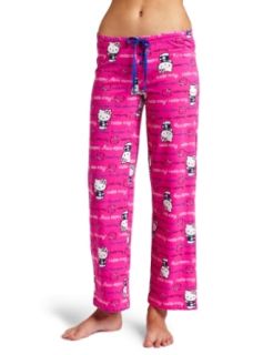 Hello Kitty Womens Pink Beauty Pajama Pant, Pink Print, X