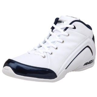  AND 1 Mens redemption Basketball Shoe,White/Navy,12.5 M US Shoes