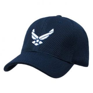 Navy Blue Air Force Wing Military Air Mesh Cap Hat