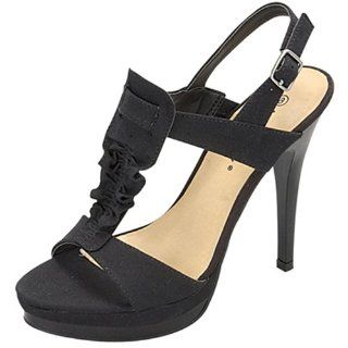  Wild Diva Womens Dahlia 12 Dress High Heel Sandal Shoes Shoes