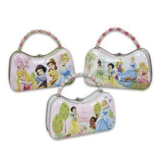 Tin Handbag Beaded Handle (3 princess inc Snow White & tiana) Shoes