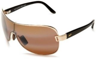 Maui Jim H513 16 Gold HCL Bronze Maka Visor Sunglasses