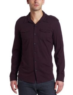 Kenneth Cole Mens Double Front Pocket Shirt Clothing