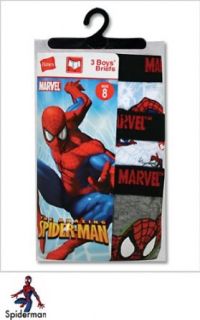 Marvel Boys Spiderman Brief MB03SP 8 Spiderman Clothing