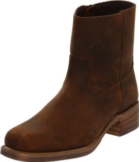 Cowboy Boots Cheyenne Leather Wide (EE) Broad Toe Brown DI19504 Shoes