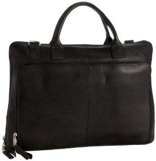 Heritage Collection Slim Top Zip Briefcase, Black, One Size Shoes
