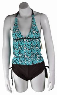 Hobie Juniors Tankini Swimsuit   Aqua Brown   XS Clothing