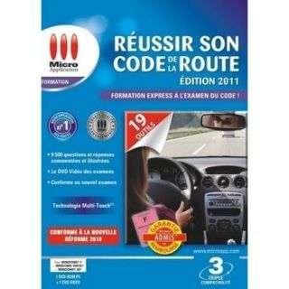 Réussir Son Code De La Route 2011 / Logiciel PC   Achat / Vente
