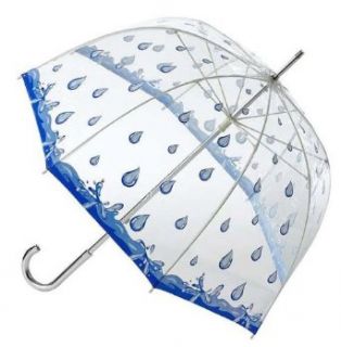 Clear Bubble Raindrop Print Umbrella Clothing