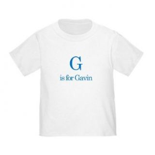 Personalized G is for Gavin Alphabet Letter Learn ABC Baby