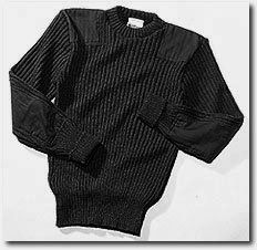 WOOLLY PULLY,BLACK,SIZE 36 Clothing