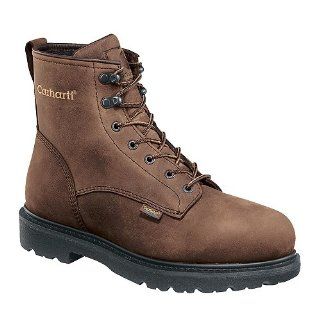 Closeout Steel Toe Waterproof Boot   6   Carhartt Brown 7D Shoes