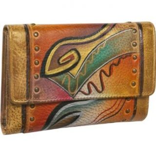 Anuschka 1070 Wallet,Abstract Sunset,One Size Clothing