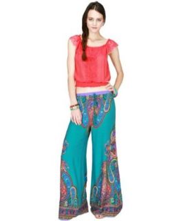 Flying Tomato Bohemian Palazzo Pants Clothing