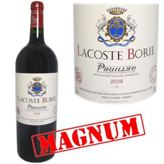 2008 AOC Pauillac Magnum   Achat / Vente VIN ROUGE Lacoste Borie 2008