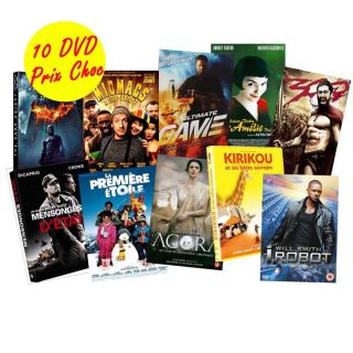 PACK DVD 10 FILMS en DVD FILM pas cher