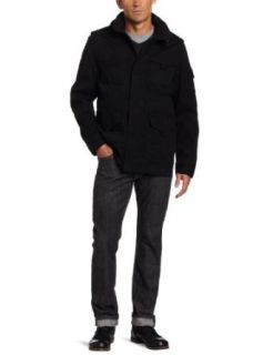 Dockers Mens Field Jacket, Black, Medium Clothing