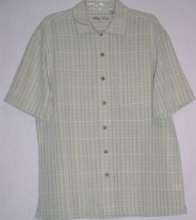 Batik Bay Mens Casual Button Front Shirt (Medium, Olive