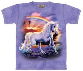 The Mountain Rainbow Unicorn Short Sleeve Tee T shirt