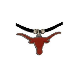 Texas Longhorns Logo Pendant Rubber Necklace Sports