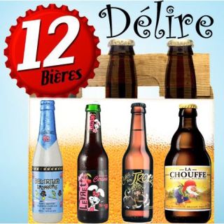 12 Bières DELIRE  Levrette, Chouffe, Délirium,    Achat / Vente