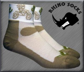 RHINO SOCKS SS series, Poka Koka, ecru/tan, anklet sports