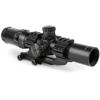 AIM Sports 1.5   4x30 mm Tactical Scope with Mount Matte