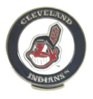 Cleveland Indians Hat Clip & Golf Ball Marker Sports