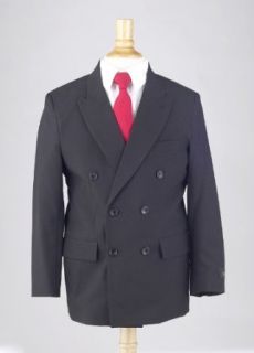 New Boys Double Breasted (DB) Black Dress Suit, Sizes 8 to