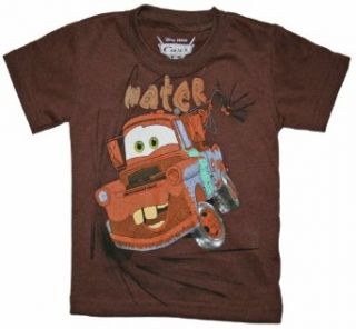 Cars 2 Tow Mater Toddler Boys T Shirt (4T, Brown