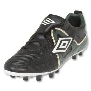 Trophy HG Soccer Shoes (Black/British Racing Green/Gold) Shoes