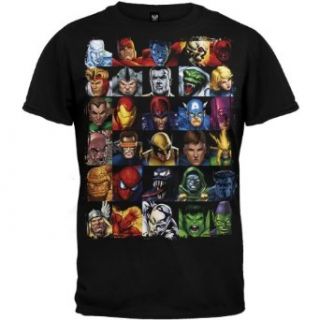 Marvel Heros   Head Strong T Shirt   X Large Clothing