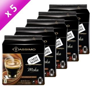 TASSIMO CARTE NOIRE Moka x5   Achat / Vente CAFE CHICOREE TASSIMO