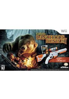 Wii   Cabelas Dangerous Hunts 2011 with Top Shot Elite