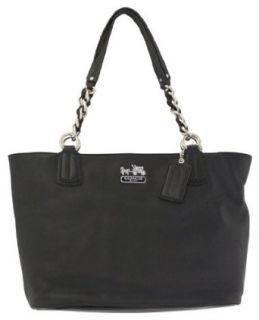 Coach Chelsea Leather E/W Tote Handbag Purse ~ Black In