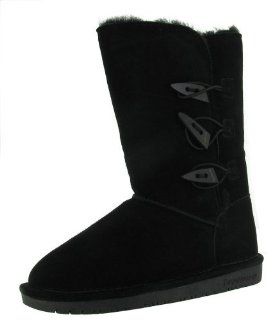 BEARPAW Womens Sarah II Boot,Black,5 M US Shoes
