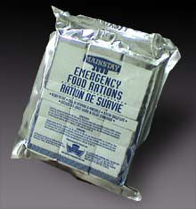 Mainstay Emergency Food Rations. One Pack. Sports