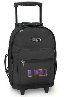 LSU Tigers Rolling Backpack LSU   Wheeled Travel or School