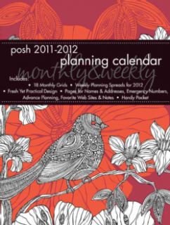 Posh Planning Funky Bird 2011 2012 Calendar (Mixed media product